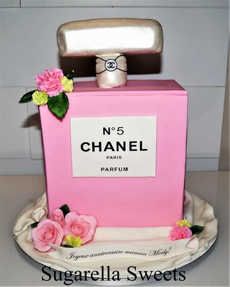 chanel perfume cake